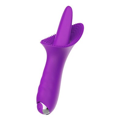 Vaginal Massage G Spot Clitoral Vibrator Tongue Licking Clit Tickler Sex Toys for Women 10 Modes Vibrating Adult Orgasm Product - buysextoyth