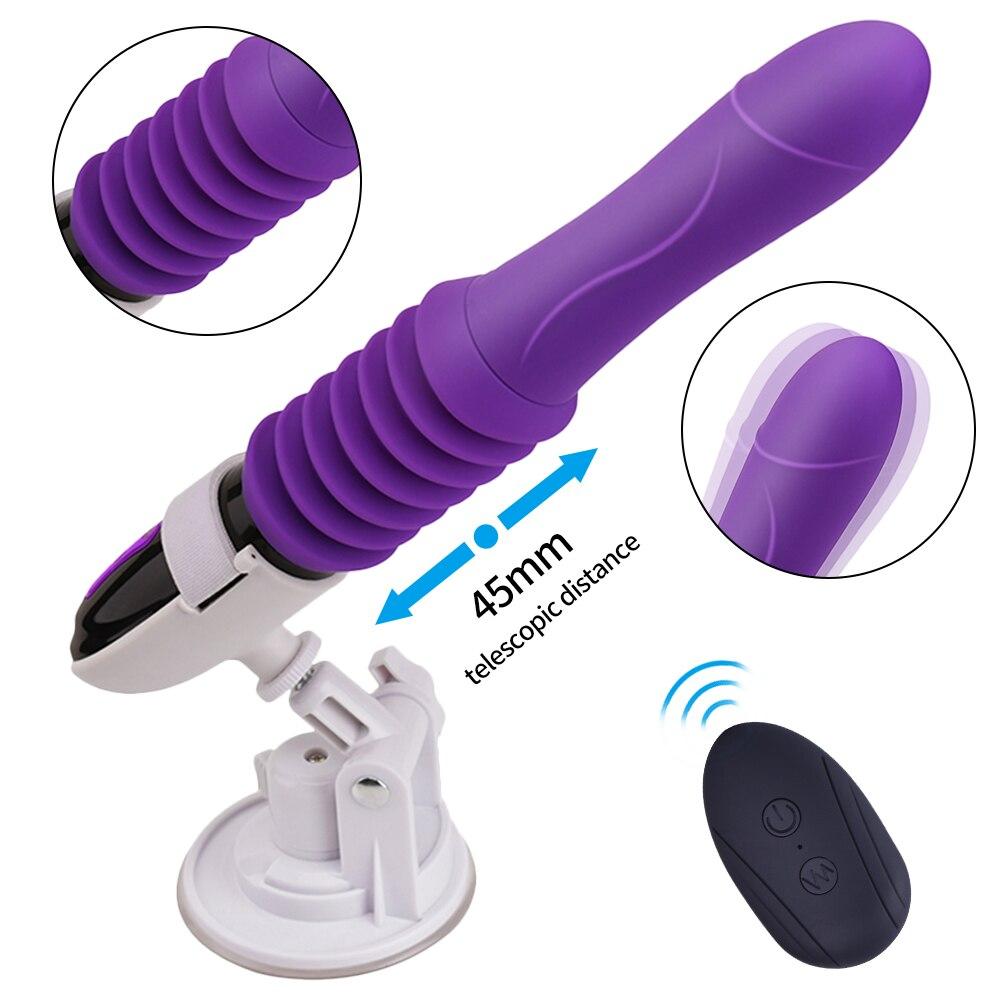 Sex Fun Anal Vibrator for Orgasm Hands-free G-Spot Vibrator Vibrator with Suction Cup Sex Toy - buysextoyth