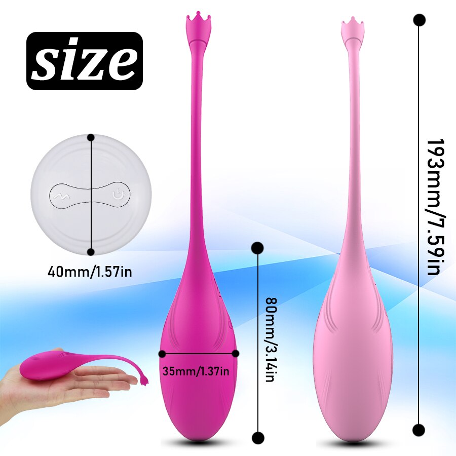 รีโมทคอนโทรลไร้สายการออกกำลังกายแน่น Vibrating ไข่10 Speeds G Spot Clit Vibrator สำหรับผู้หญิงช่องคลอดกระตุ้นผู้ใหญ่เซ็กซ์ทอย - buysextoyth