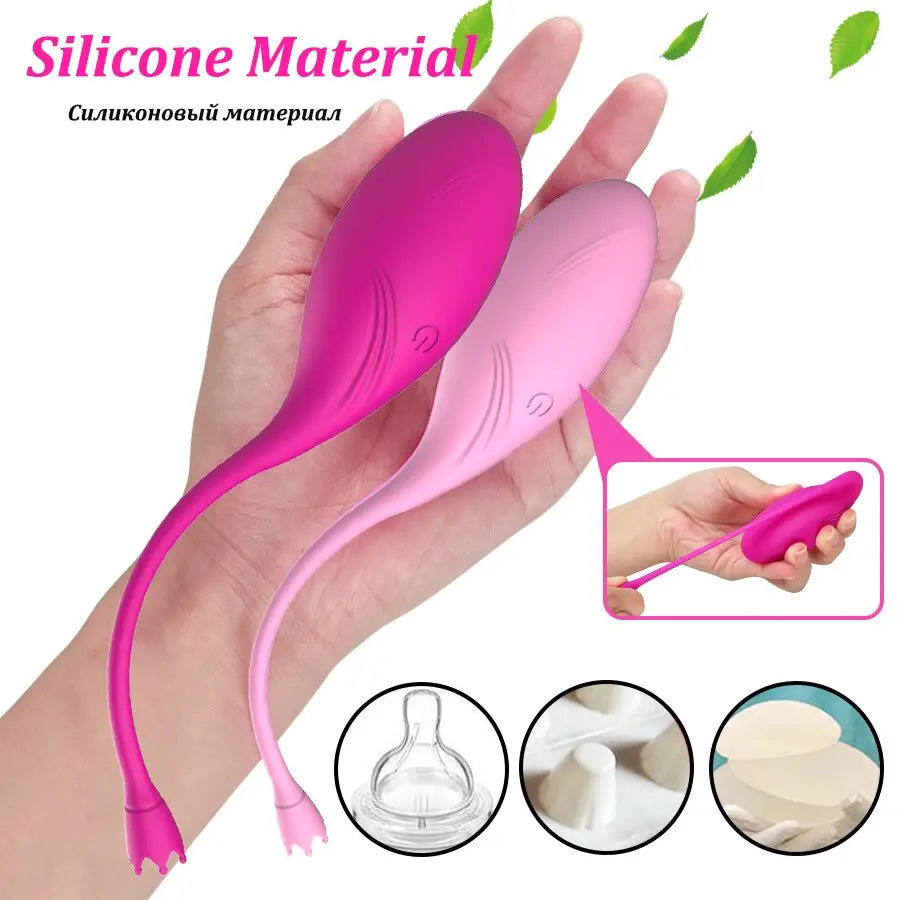 รีโมทคอนโทรลไร้สายการออกกำลังกายแน่น Vibrating ไข่10 Speeds G Spot Clit Vibrator สำหรับผู้หญิงช่องคลอดกระตุ้นผู้ใหญ่เซ็กซ์ทอย - buysextoyth