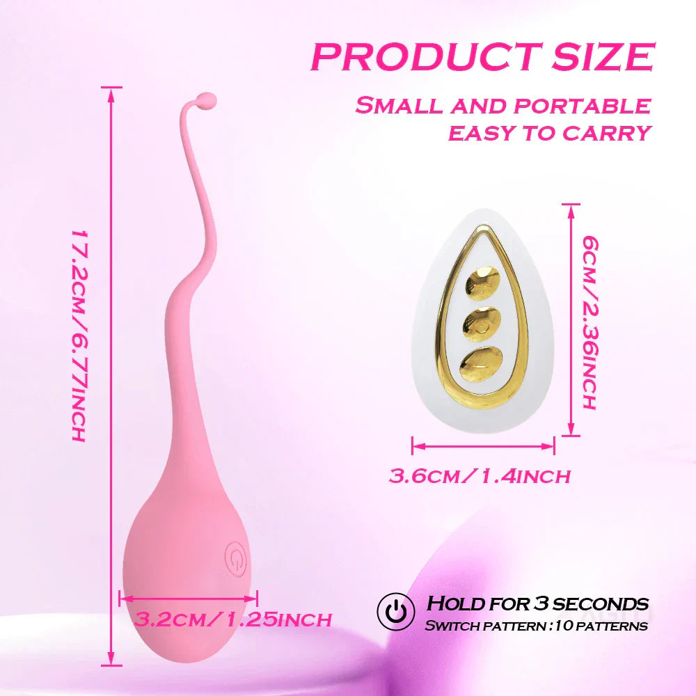 Vibrating Love Egg for Women Remote Control Clitoris Stimulator G-Sopt Vagina Vibrator Female Masturbator Sex Toy for Couples - buysextoyth