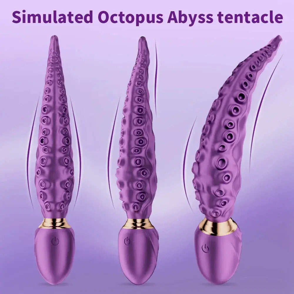 Vibrating Realistic Monster G-Spot Dildos Octopus Vibrator with 7 Powerful Mode Adult Sex Toys for Women Anal Vagina Stimulation - buysextoyth