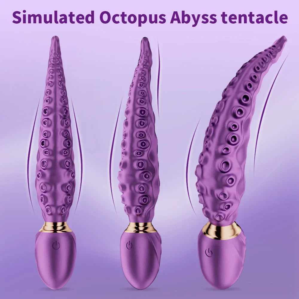 Vibrating Realistic Monster G-Spot Dildos Octopus Vibrator with 7 Powerful Mode Adult Sex Toys for Women Anal Vagina Stimulation - buysextoyth