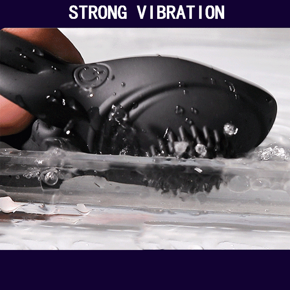 รีโมทคอนโทรลไร้สายอวัยวะเพศชายแหวน Vibratior Delay Ejaculation Vibrating Cockring กระตุ้น Clitoris เซ็กซ์ทอยสำหรับชายคู่ - buysextoyth