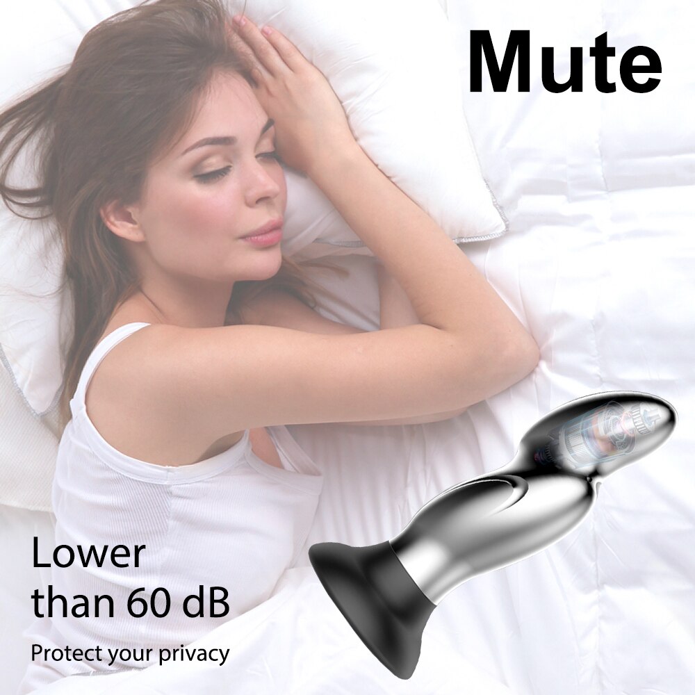 โลหะ Vibrator Anal เสียบของเล่นเพศสำหรับผู้ชาย Anal Massager สแตนเลส Butt Plug G-Spot Anus Stimulator Remote ช่องคลอด Vibrator - buysextoyth