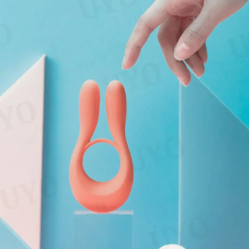 ชาย Vibrator Cock แหวนล็อคแหวนซิลิโคนอวัยวะเพศชายการสั่นสะเทือนแหวนชะลอการ G-Spot กระตุ้นคู่ของเล่น thai-adult