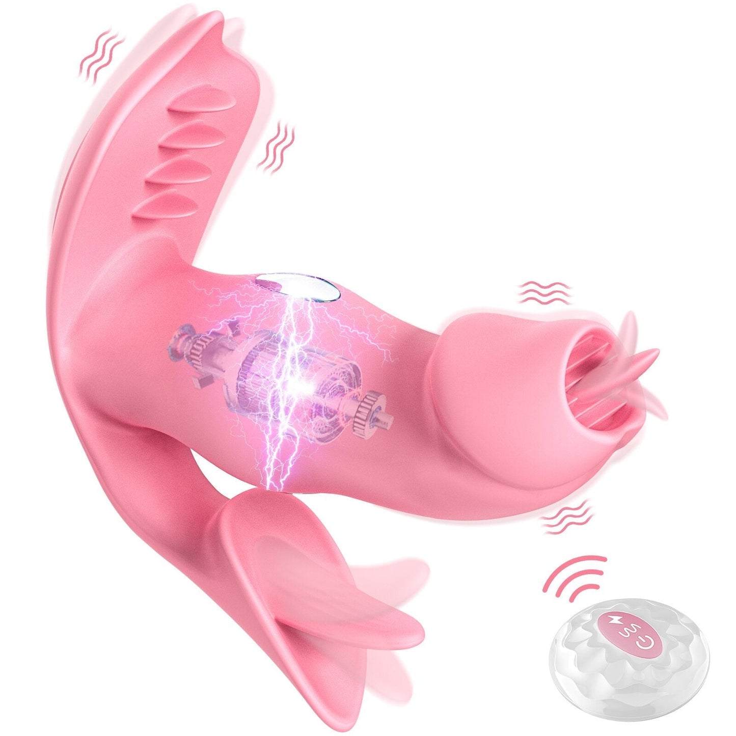 เลีย Vibrator สำหรับผู้หญิง Dildo ระยะไกล Anal Butt Plug Vibrating Mastusbator Clitoral Stimulator ช่องคลอด G จุดนวดเซ็กซ์ทอย - buysextoyth
