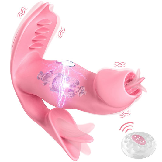 เลีย Vibrator สำหรับผู้หญิง Dildo ระยะไกล Anal Butt Plug Vibrating Mastusbator Clitoral Stimulator ช่องคลอด G จุดนวดเซ็กซ์ทอย - buysextoyth