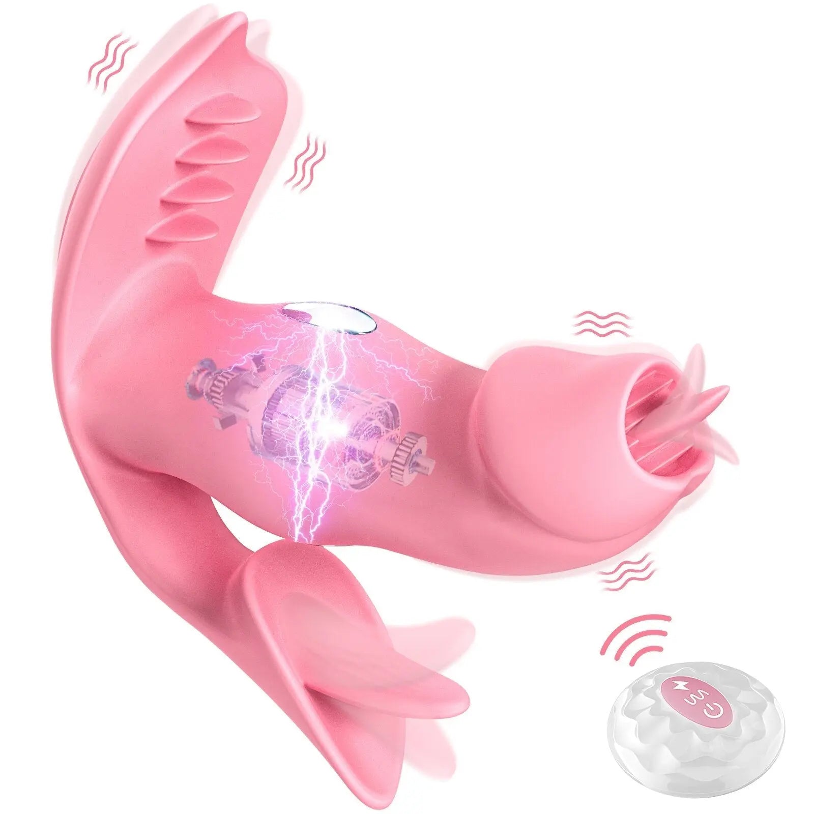 เลีย Vibrator สำหรับผู้หญิง Dildo ระยะไกล Anal Butt Plug Vibrating Mastusbator Clitoral Stimulator ช่องคลอด G จุดนวดเซ็กซ์ทอย - buysextoyth