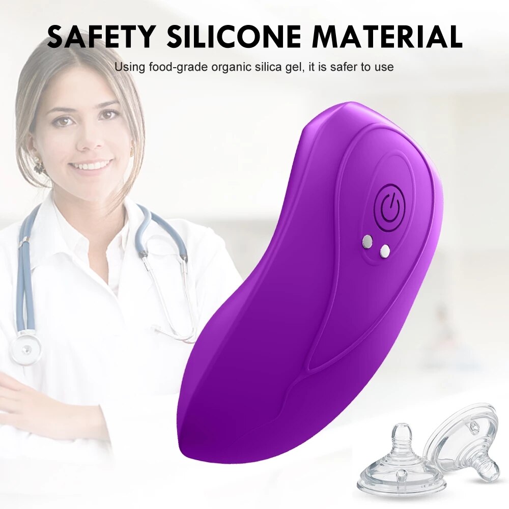 ผีเสื้อสวมใส่ Vibrator ไร้สายรีโมทแอปกางเกง Dildo Vibrator สำหรับผู้หญิง Clitoral Stimulator นวดเร้าอารมณ์เซ็กซ์ทอย - buysextoyth
