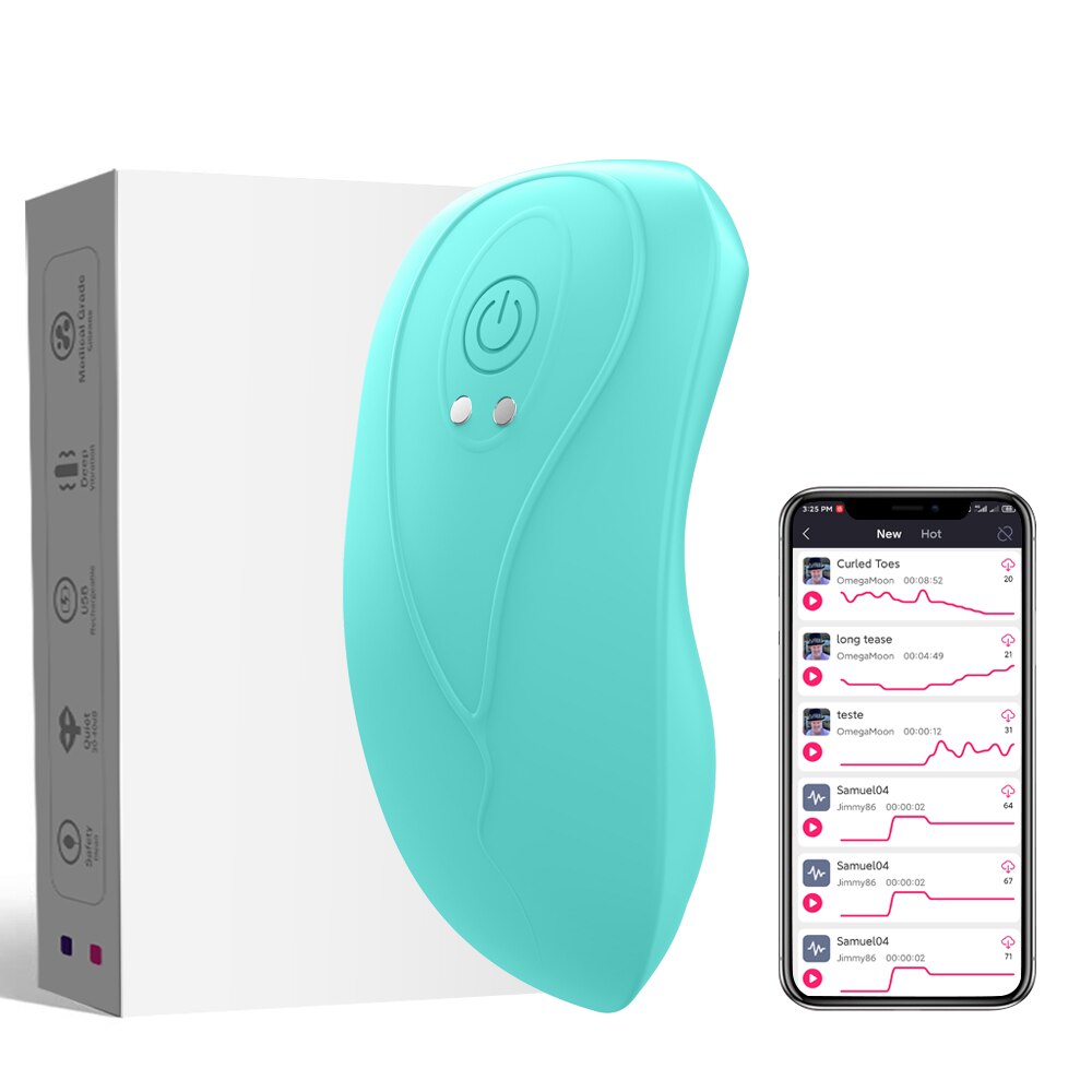 ผีเสื้อสวมใส่ Vibrator ไร้สายรีโมทแอปกางเกง Dildo Vibrator สำหรับผู้หญิง Clitoral Stimulator นวดเร้าอารมณ์เซ็กซ์ทอย - buysextoyth