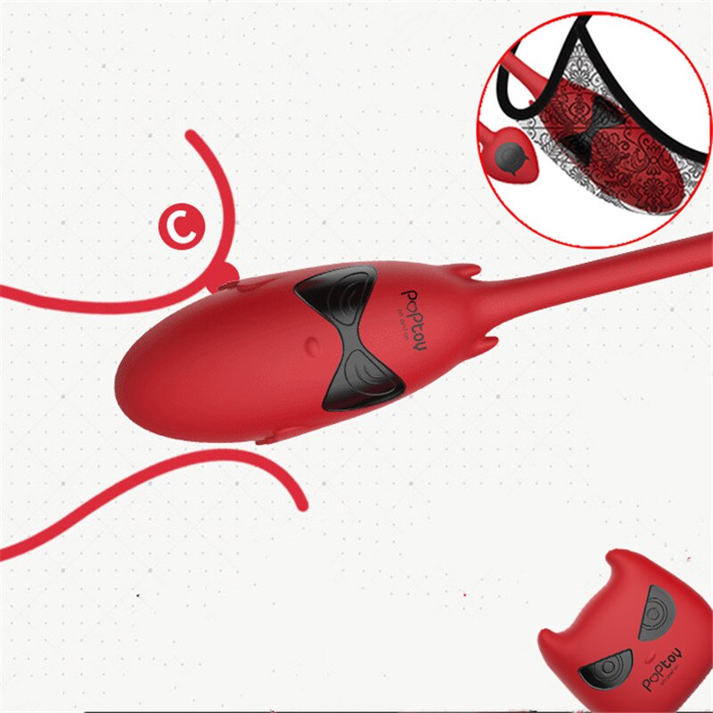 รีโมทคอนโทรล Vibrator สำหรับผู้หญิง G Spot Clitoris Stimulator Bullet ไร้สายสวมใส่ Vibrator เพศหญิงไข่เซ็กซ์ทอยสำหรับสตรี - buysextoyth