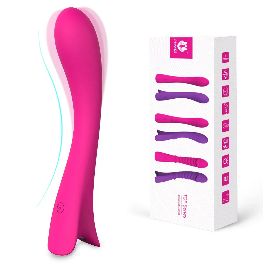 Vibrator G-spot Top Silicone RechargeableVibrator Female Masturbation Supplies Sex Shop Vibrater Adult Toy Vibrators Adult Toys - buysextoyth