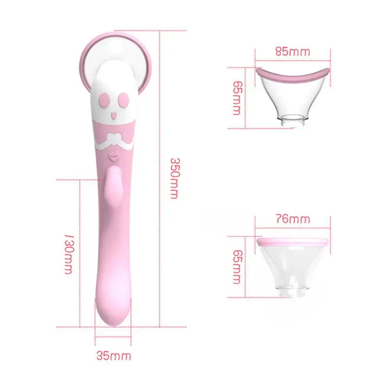 Vibrator Massager Clit Licker and Clitoral Licking Toy G-Spot Suck Sucking Heating Female Vibration Clitoris Orgasm Nipple - buysextoyth