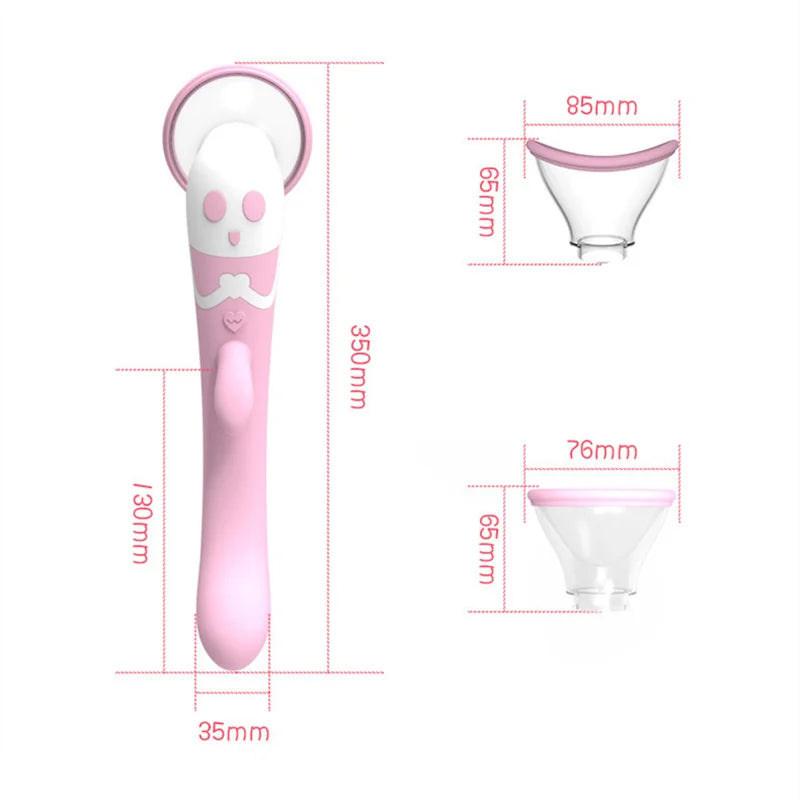 Vibrator Massager Clit Licker and Clitoral Licking Toy G-Spot Suck Sucking Heating Female Vibration Clitoris Orgasm Nipple - buysextoyth