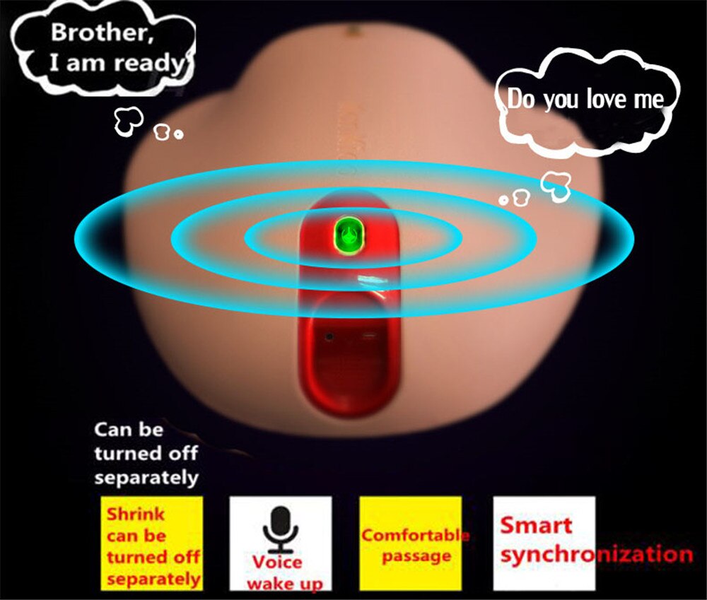 อัจฉริยะอัตโนมัติเครื่องทำความร้อน Vibrator การควบคุมด้วยเสียง Masturbation ชายช่องคลอดถ้วยพ็อกเก็ตหี Anal เพศของเล่นสำหรับผู้ชาย - buysextoyth