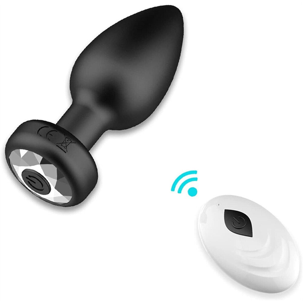 Vibrator Plug Anal Female Vibrators Male Wireless Prostate Anus Plug Portable Gay Sex Toys Waterproof Massager Couple 10 Modes - buysextoyth
