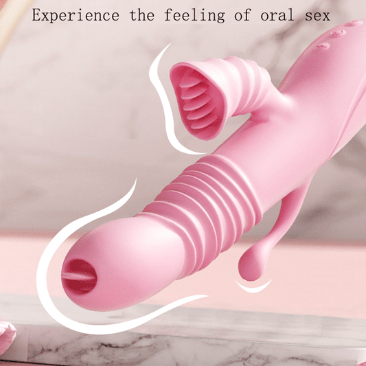Vibrator ลิ้นเลีย Retractable Vibrator Anal กระตุ้นหญิง Masturbator ช่องปากผู้หญิง Masturbation ผลิตภัณฑ์สำหรับผู้ใหญ่เพศของเล่น - buysextoyth