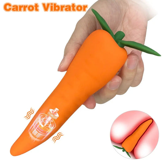 แครอท Vibrator Sex Shop Nipple Massager ผลิตภัณฑ์สำหรับผู้ใหญ่ Masturbator หญิง G-Spot Clitoral Stimulator เพศเร้าอารมณ์ของเล่นคู่ - buysextoyth