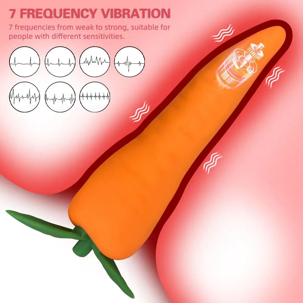 แครอท Vibrator Sex Shop Nipple Massager ผลิตภัณฑ์สำหรับผู้ใหญ่ Masturbator หญิง G-Spot Clitoral Stimulator เพศเร้าอารมณ์ของเล่นคู่ - buysextoyth