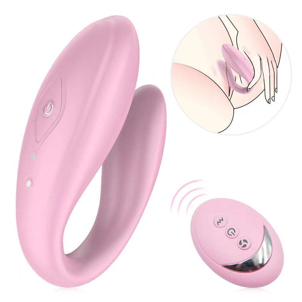 คู่ Vibrator รีโมทคอนโทรลไร้สายเครื่องสั่นสะเทือนคู่ Wearable Dildo ช่องคลอด Clitoris กระตุ้นเซ็กซ์ทอยสำหรับผู้หญิง Masturbator - buysextoyth
