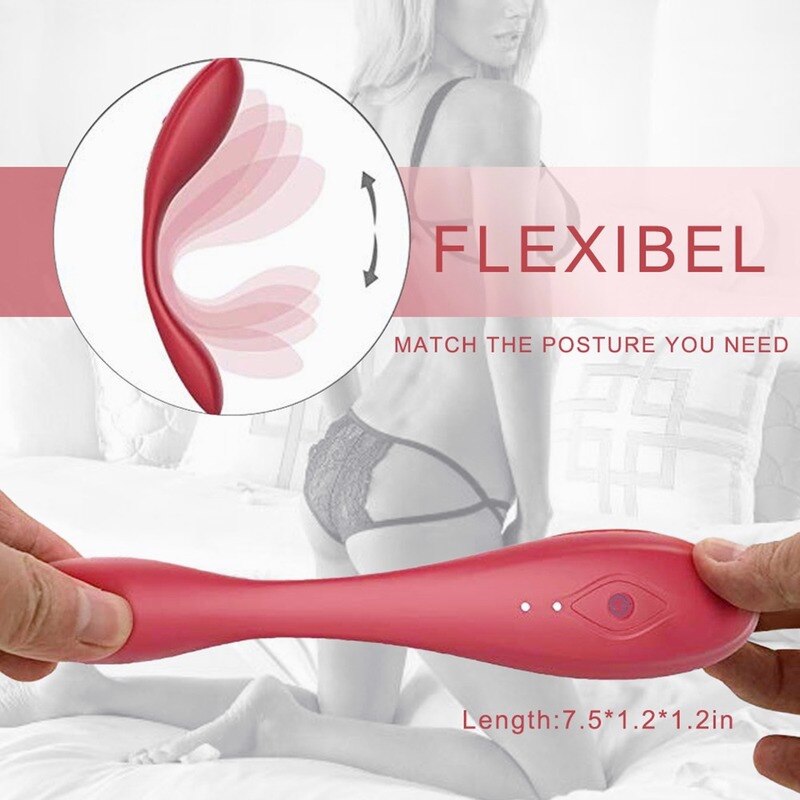 คู่ Vibrator รีโมทคอนโทรลไร้สายเครื่องสั่นสะเทือนคู่ Wearable Dildo ช่องคลอด Clitoris กระตุ้นเซ็กซ์ทอยสำหรับผู้หญิง Masturbator - buysextoyth