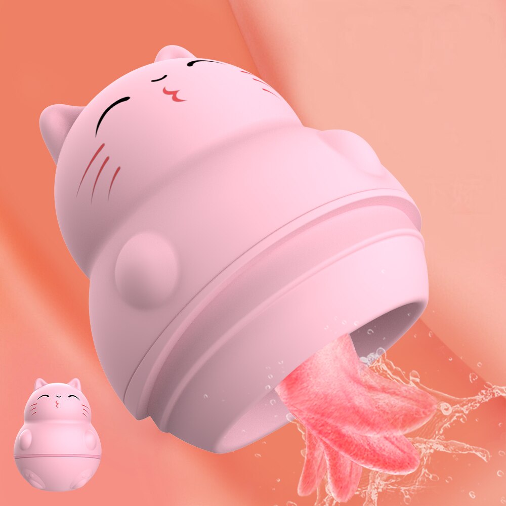 มินิน่ารักแมว Vibrators ของเล่นหญิงลิ้นเลีย Clitoris สูญญากาศ Stimulator ช่องคลอด Massager ผู้ใหญ่สินค้าเซ็กซ์ทอยสำหรับสตรี - buysextoyth