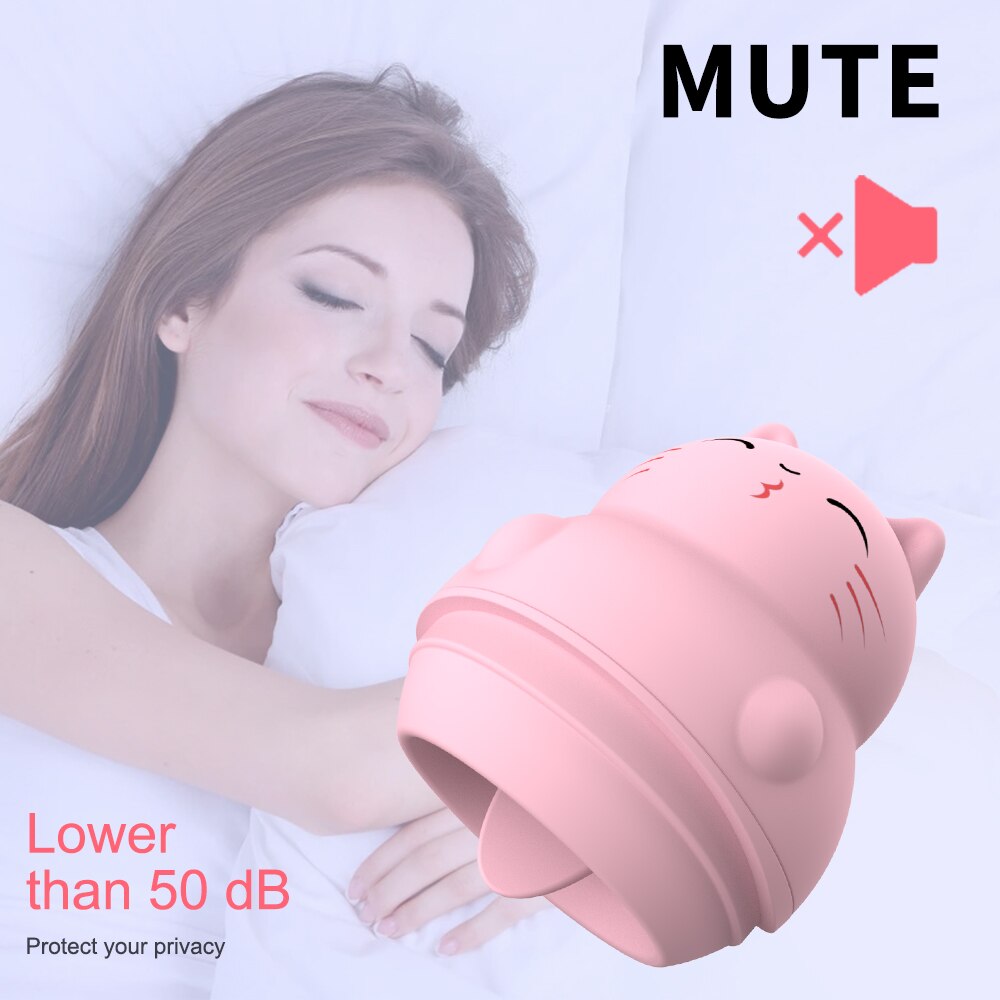 มินิน่ารักแมว Vibrators ของเล่นหญิงลิ้นเลีย Clitoris สูญญากาศ Stimulator ช่องคลอด Massager ผู้ใหญ่สินค้าเซ็กซ์ทอยสำหรับสตรี - buysextoyth
