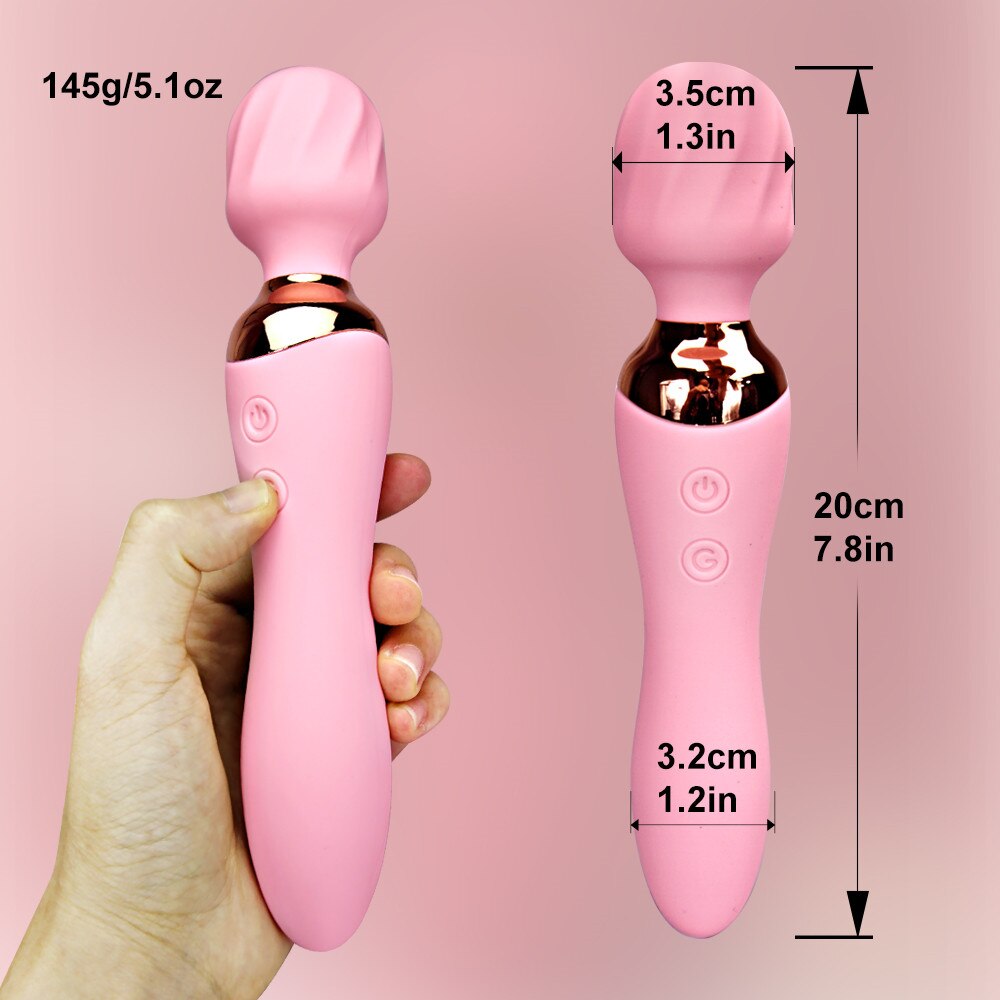 เครื่องสั่นสำหรับผู้หญิง Wand Av Stick Dildo Vibrator เซ็กซ์ทอยสำหรับผู้หญิงผู้ใหญ่ของเล่น Clitoris Stimulator G Spot Massager เซ็กซี่สินค้า - buysextoyth