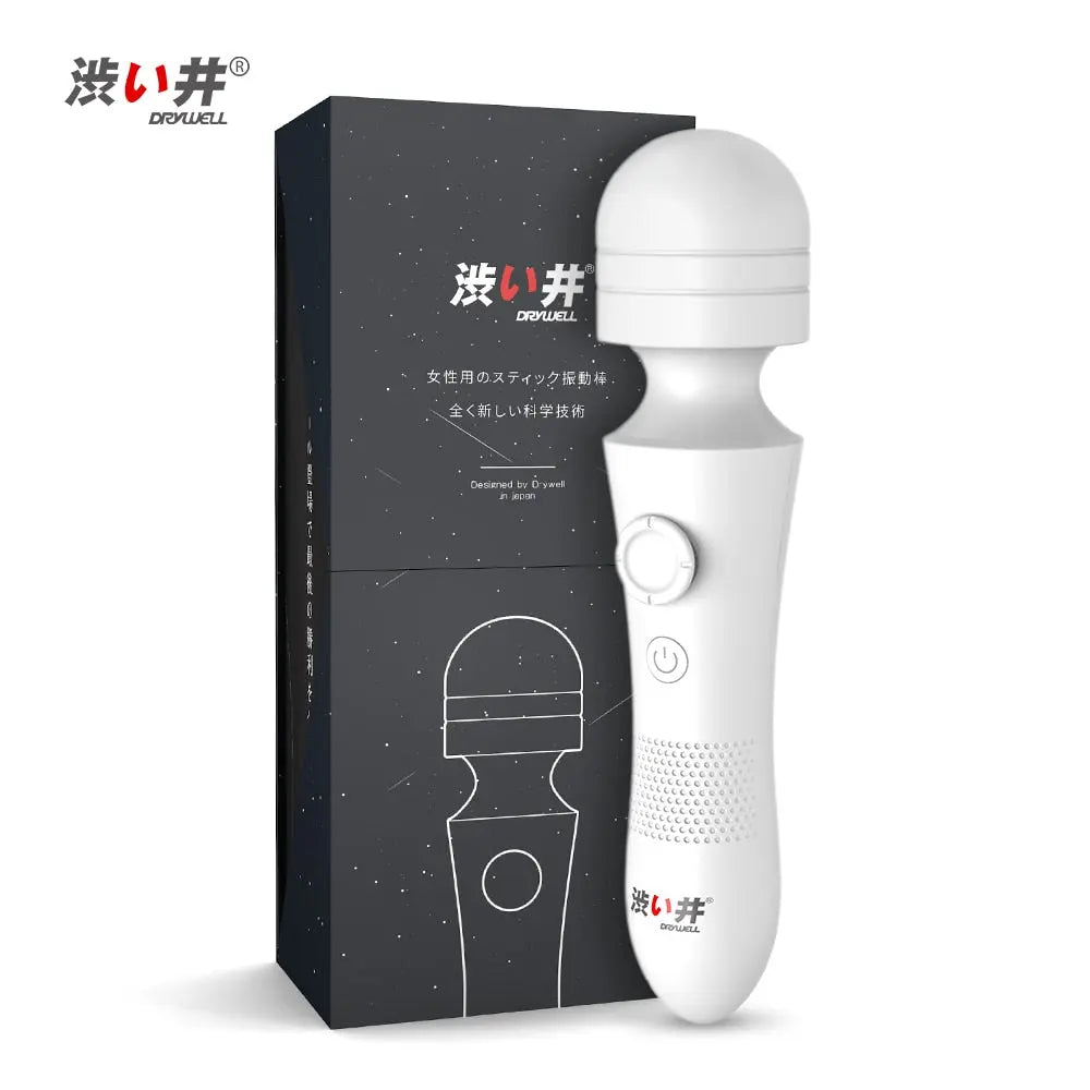 Drywell/涉井 Powerful Wand Vibrator Linear Speedup Tech Massager 3 Intensities 6 Frequency Sex Toys for Women - buysextoyth