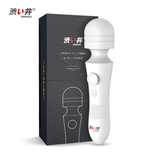 Drywell/涉井 Powerful Wand Vibrator Linear Speedup Tech Massager 3 Intensities 6 Frequency Sex Toys for Women - buysextoyth