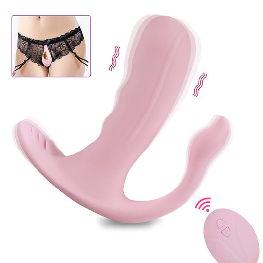 Wearable Panties Dildo Vibrator Remote Control Jumpping Egg Female Masturbator G Spot Clitoris Stimulator USB Sex Toys for Women - buysextoyth