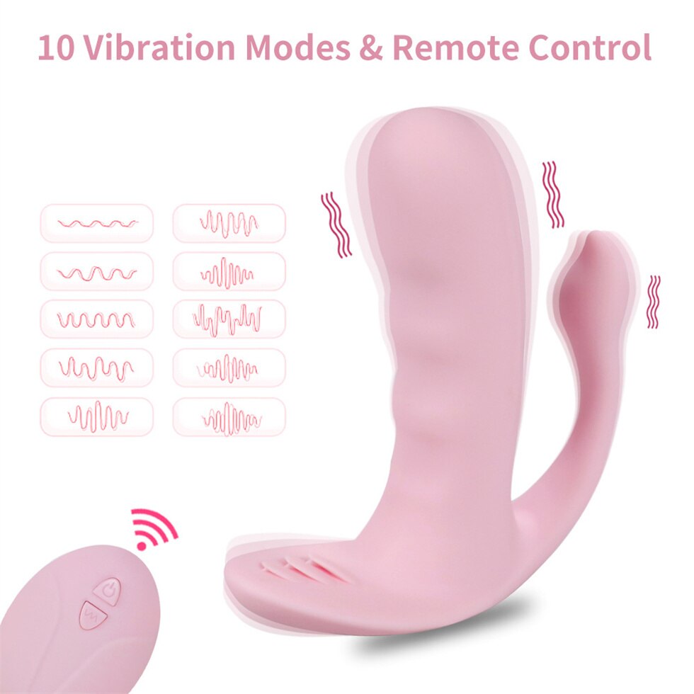 Wearable Panties Dildo Vibrator Remote Control Jumpping Egg Female Masturbator G Spot Clitoris Stimulator USB Sex Toys for Women - buysextoyth