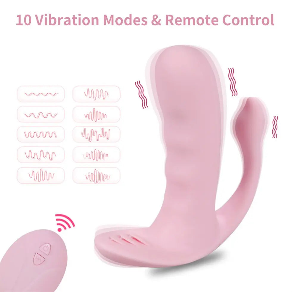 Wearable Panties Dildo Vibrator Remote Control Jumpping Egg Female Masturbator G Spot Clitoris Stimulator USB Sex Toys for Women - buysextoyth