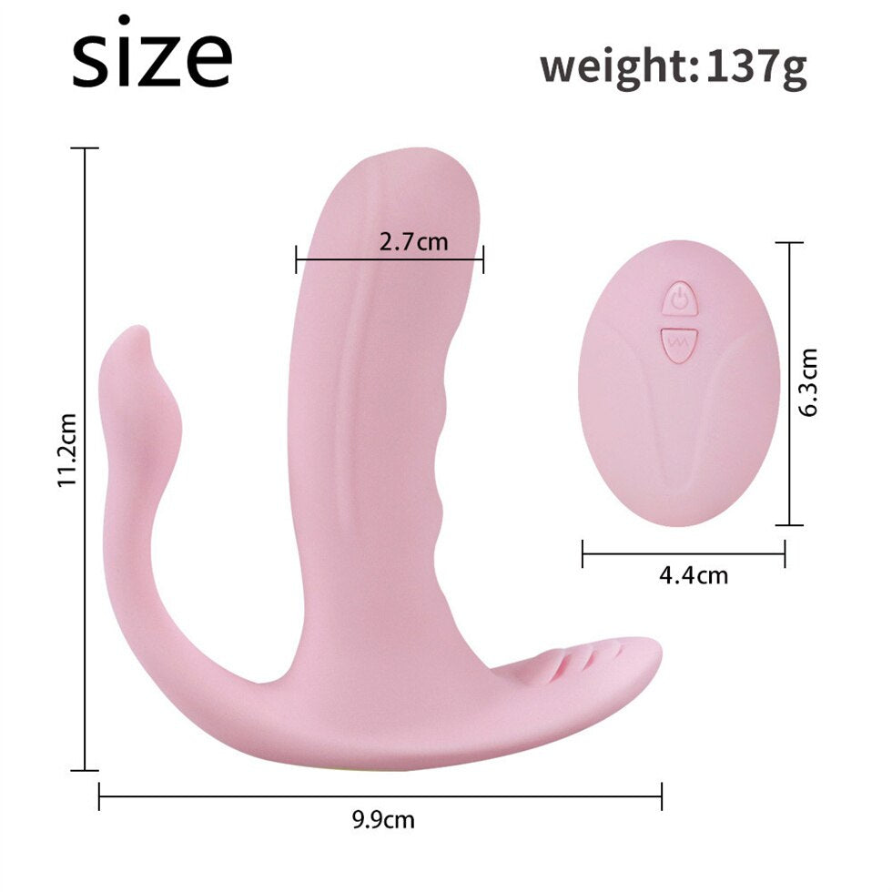 Wearable Panties Dildo Vibrator Remote Control Jumpping Egg Female Masturbator G Spot Clitoris Stimulator USB Sex Toys for Women - buysextoyth