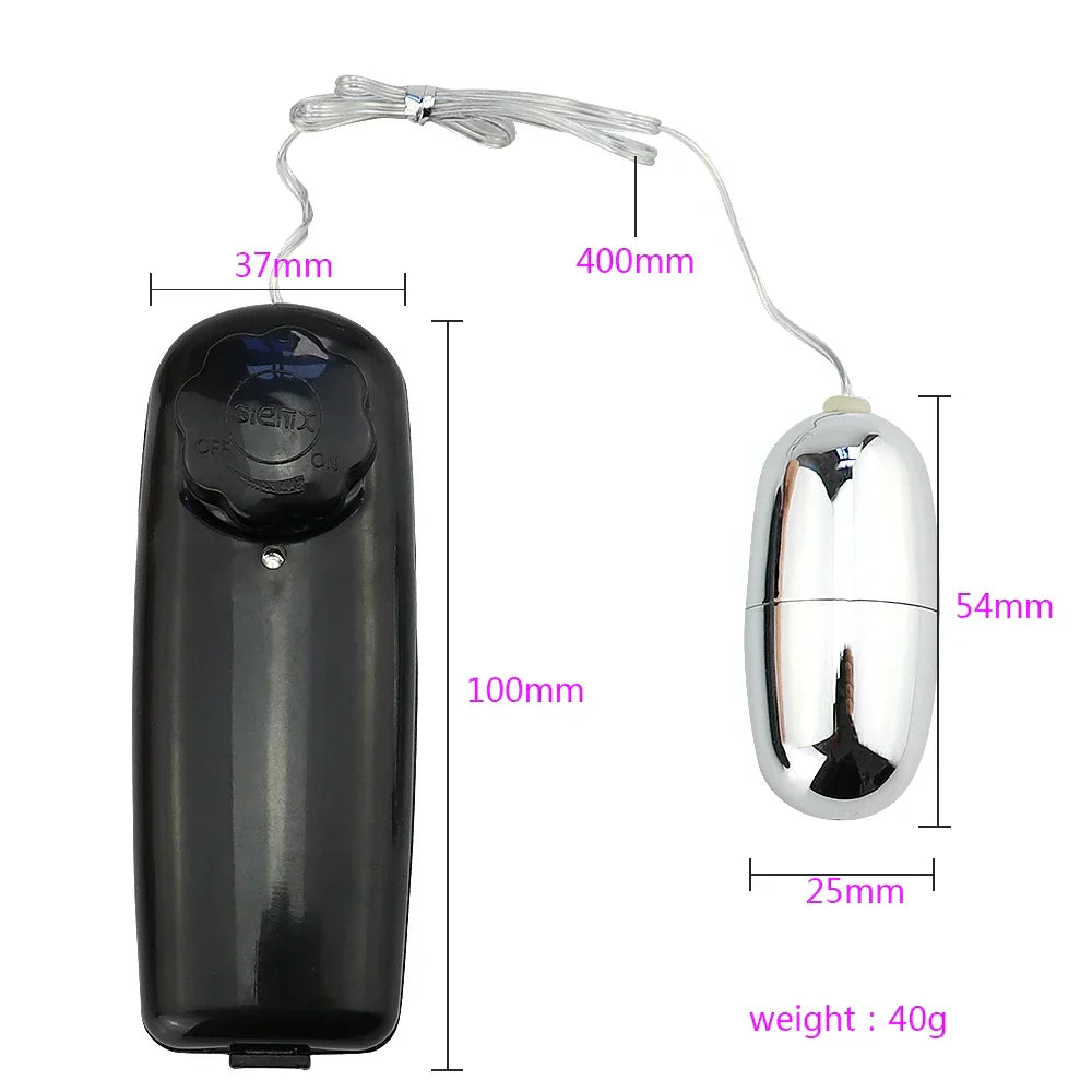 Wired Remote Control Vibrating Egg Bullet Vibrator G spot Stimulator Massager Muti-speed Sex Toy for Women Adult Pleasure Device - buysextoyth