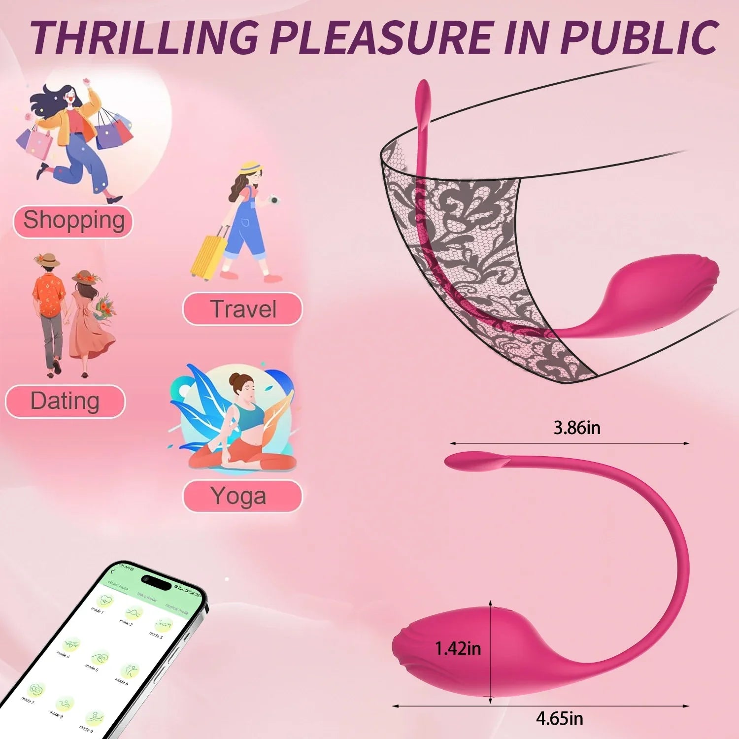 Wireless APP Control Insert Vagina Vibration Massage Clitoral Stimulation Wearable Vibrator G Spot Masturbation Female Sex Toys - buysextoyth