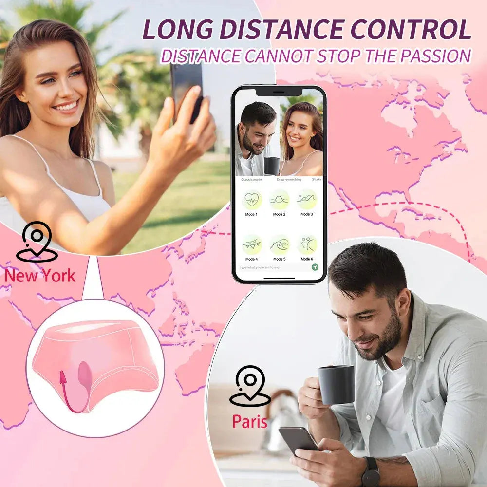 Wireless APP Control Insert Vagina Vibration Massage Clitoral Stimulation Wearable Vibrator G Spot Masturbation Female Sex Toys - buysextoyth