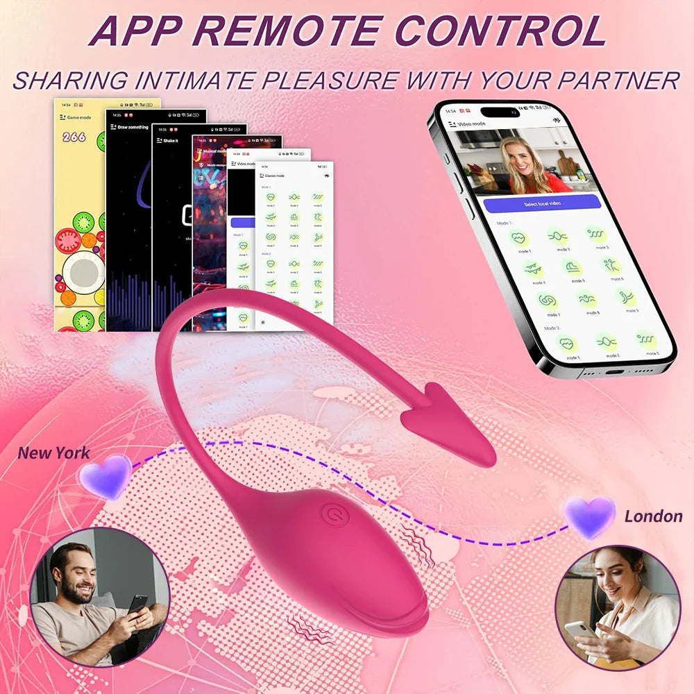 Wireless APP Control Insert Vagina Vibration Massage Clitoral Stimulation Wearable Vibrator G Spot Masturbation Female Sex Toys - buysextoyth