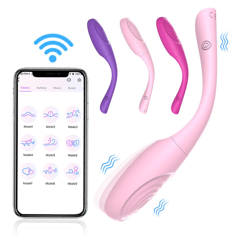 Wireless Bluetooth for Women  APP Remote Long Distance Control Dildo G Spot Massage Vibrator Female  Magic Vibrating Egg Sex Toy - buysextoyth