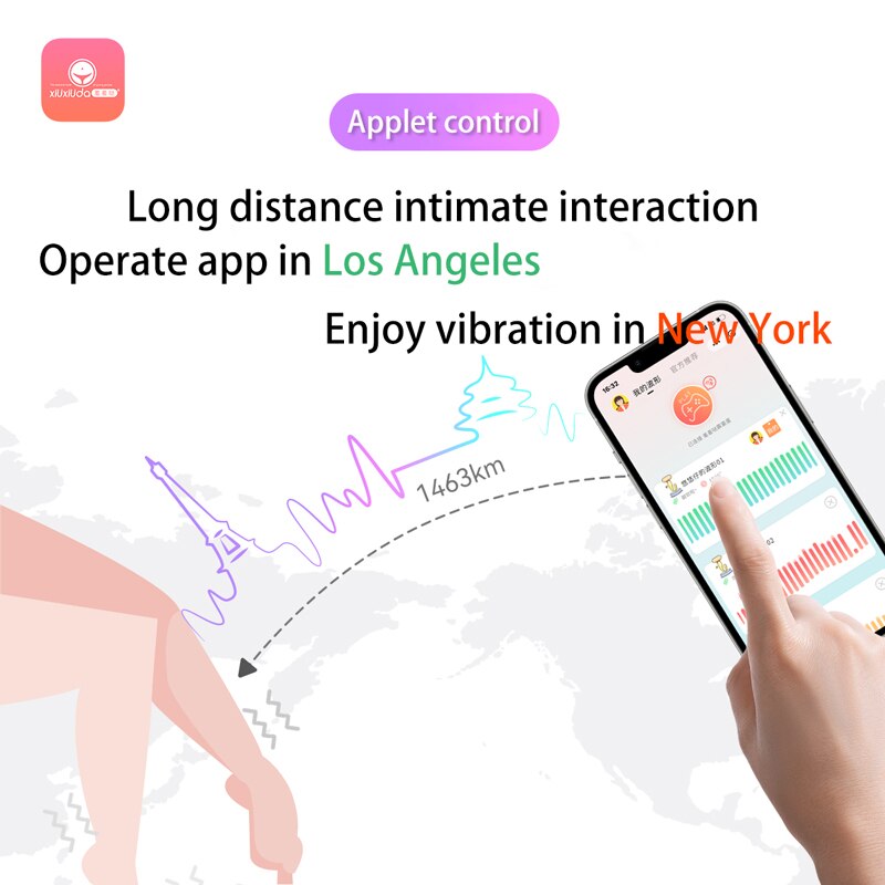 Wireless Bluetooth G Spot Dildo Vibrator for Women APP Remote Control Wear Vibrating Egg Clit Female Panties Sex Toys for Adults - buysextoyth