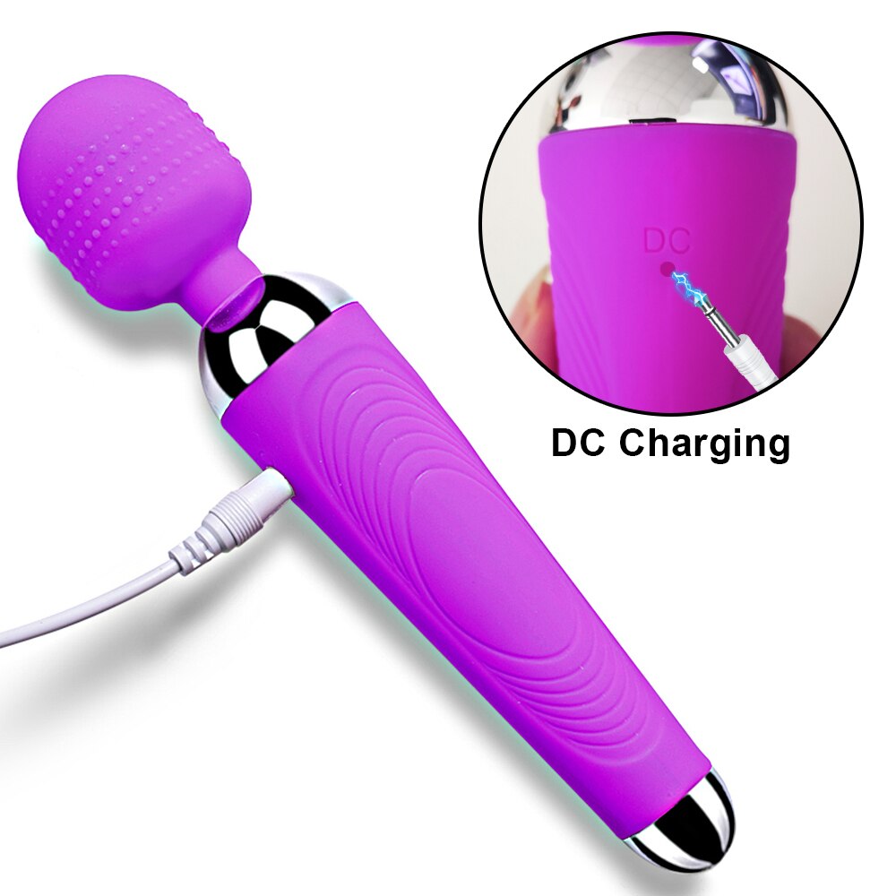 Wireless Dildos AV Vibrator Magic Wand for Women Clitoris Stimulator USB Rechargeable Massager Goods Sex Toys for Adults 18 - buysextoyth