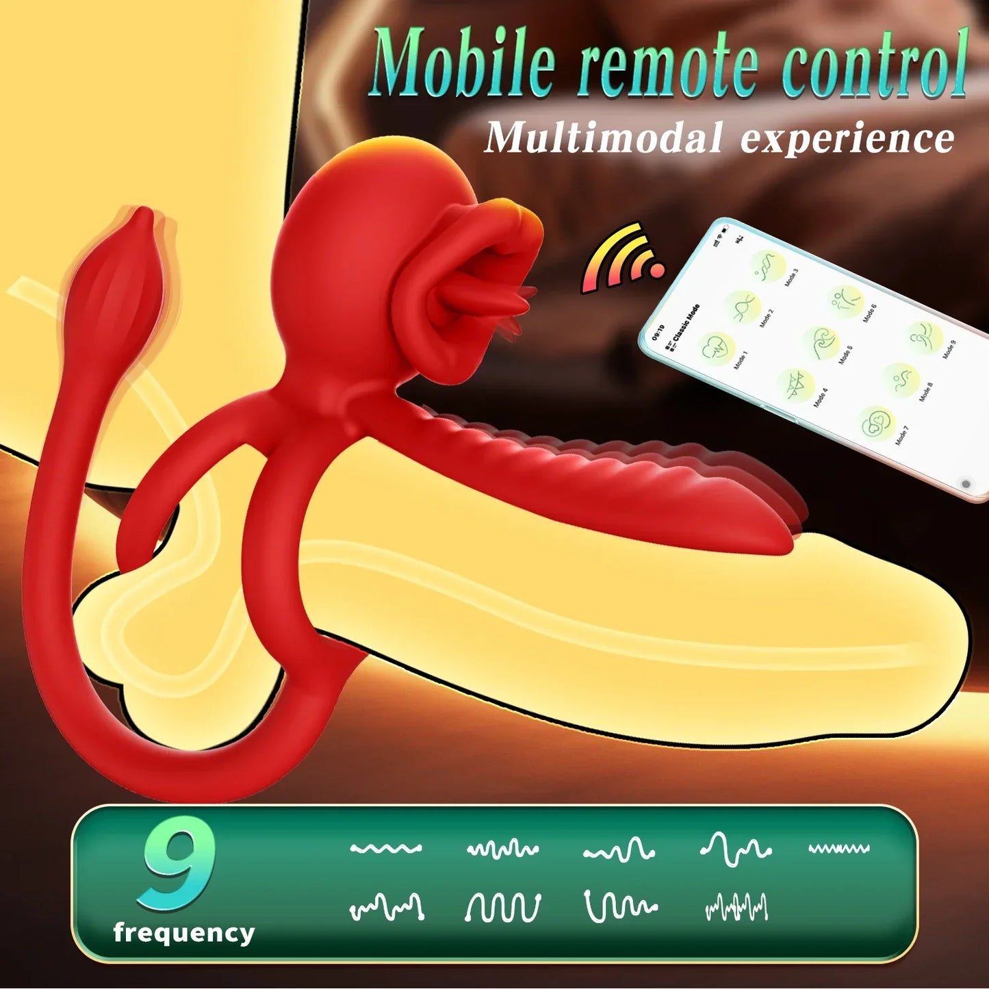 Wireless Penis Vibrator Semen Lock Ring Ejaculation Delay Massager Remote Control Dick Masturbator Cock Rings Sex Toys For Men - buysextoyth