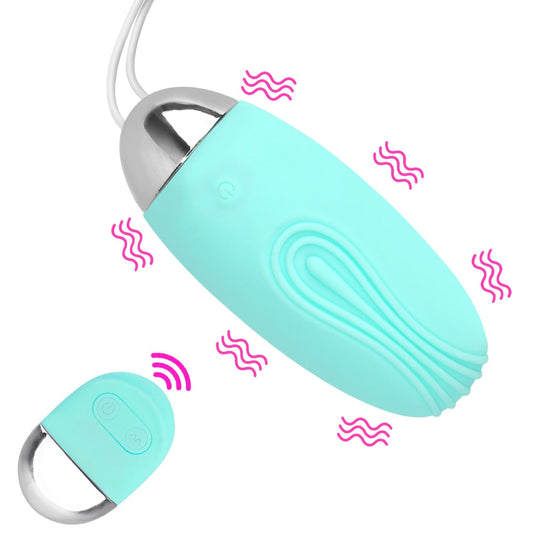 Wireless Remote Control 10 Frequency Jump Egg Vibrator USB Charging Sex Toys for Women Clitoris G-spot Stimulate Vagina Massager - buysextoyth