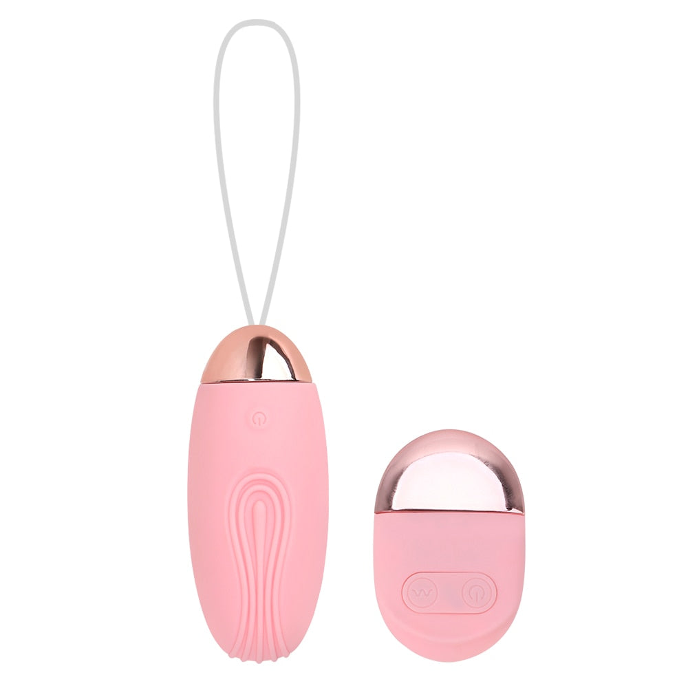 Wireless Remote Control 10 Frequency Jump Egg Vibrator USB Charging Sex Toys for Women Clitoris G-spot Stimulate Vagina Massager - buysextoyth
