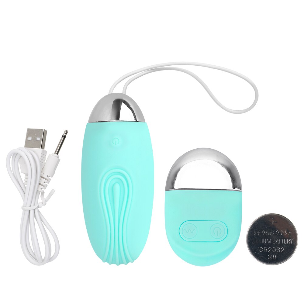 Wireless Remote Control 10 Frequency Jump Egg Vibrator USB Charging Sex Toys for Women Clitoris G-spot Stimulate Vagina Massager - buysextoyth
