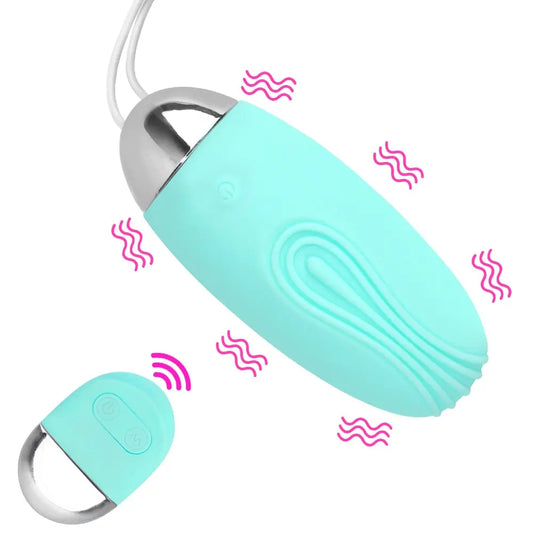 Wireless Remote Control 10 Frequency Jump Egg Vibrator USB Charging Sex Toys for Women Clitoris G-spot Stimulate Vagina Massager - buysextoyth