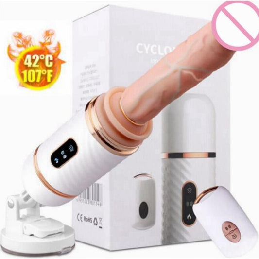 Wireless Remote Control Automatic Sex Machine Telescopic Dildo Vibrators For Woman Masturbation Pumping Gun Sex Toys For Woman - buysextoyth