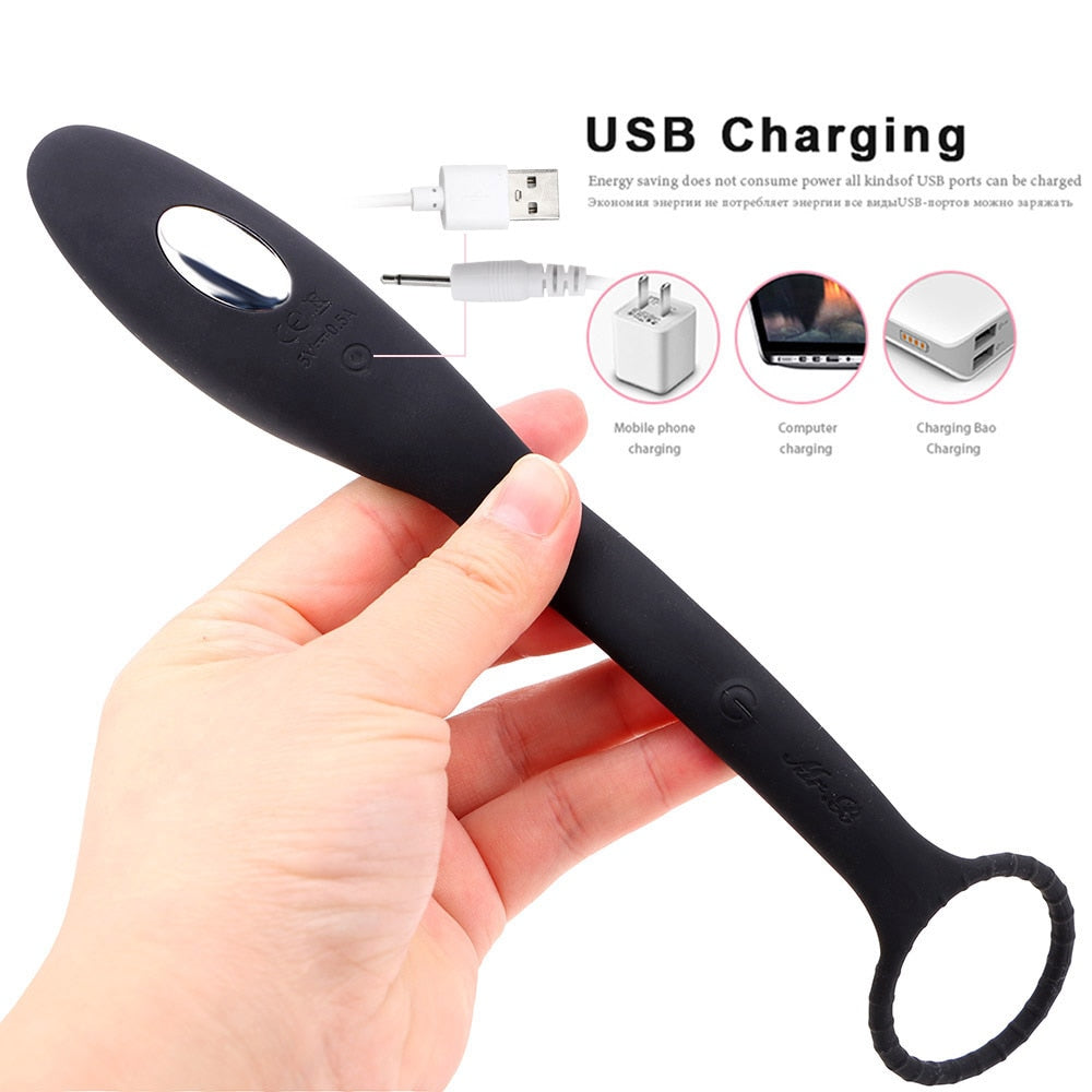 Wireless Remote Control Electric Shock Prostate Massager Gay Sex Toys Anal Plug Butt Plug Vibrator with Ring Anal Toy for Men - buysextoyth