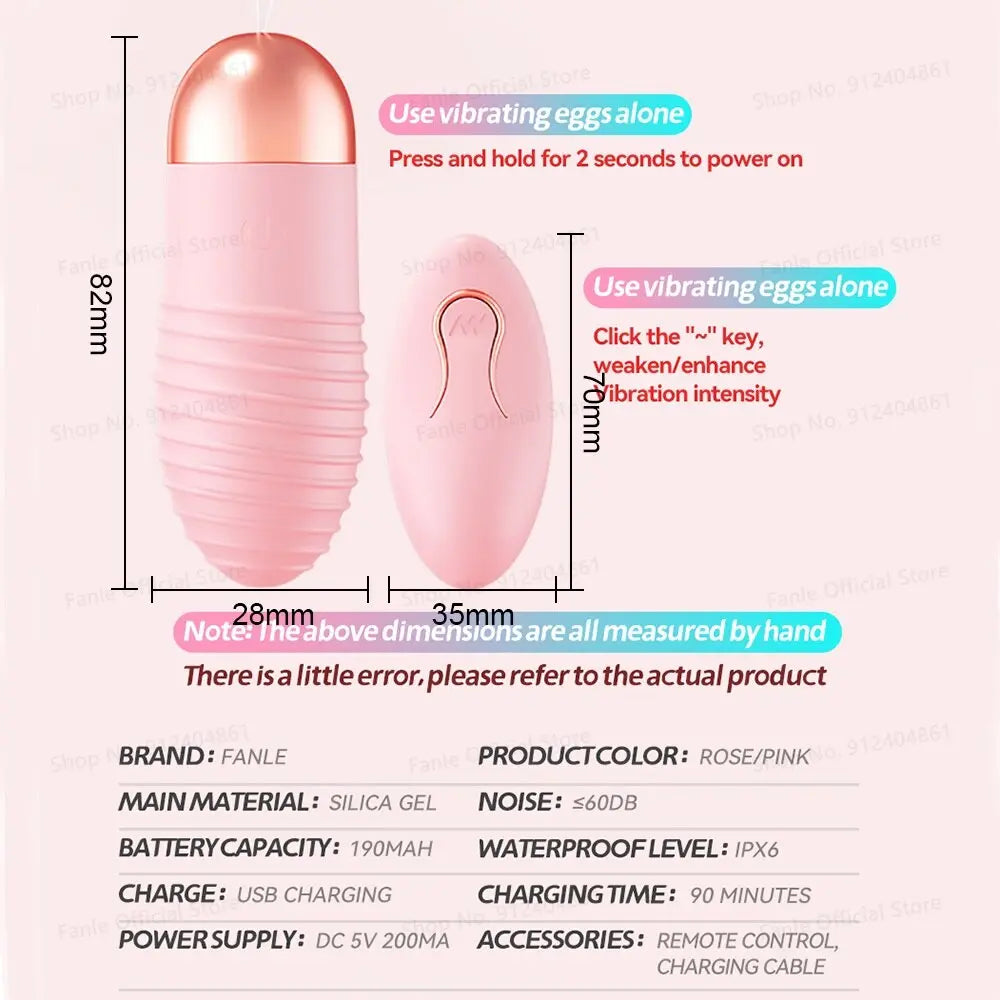 Wireless Remote กางเกงกระชับรูปร่าง Vibrator สำหรับผู้หญิง Vibrating ไข่ช่องคลอดหญิง Masturbator G Spot เซ็กซ์ทอยสำหรับผู้ใหญ่ - buysextoyth